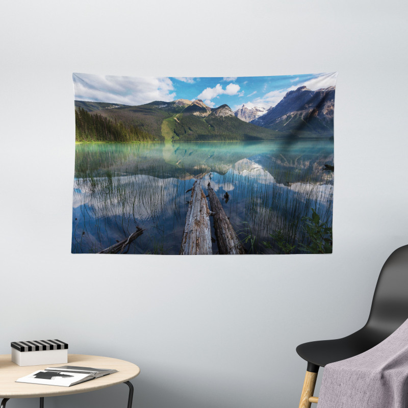 Serenity Emerald Lake Wide Tapestry