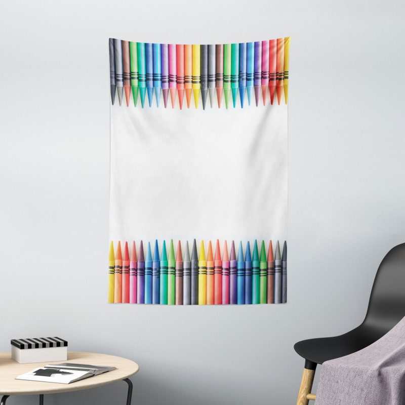 Straight Border Paint Crafts Tapestry