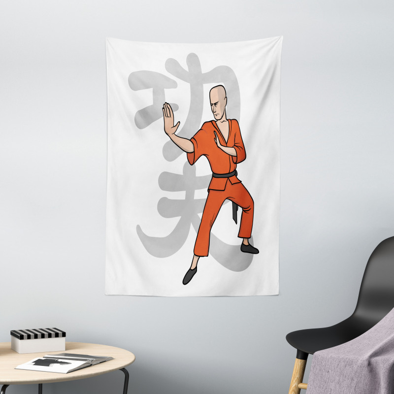 Martial Art Exercises Sign Tapestry