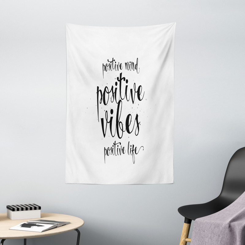 Motivational Words Tapestry