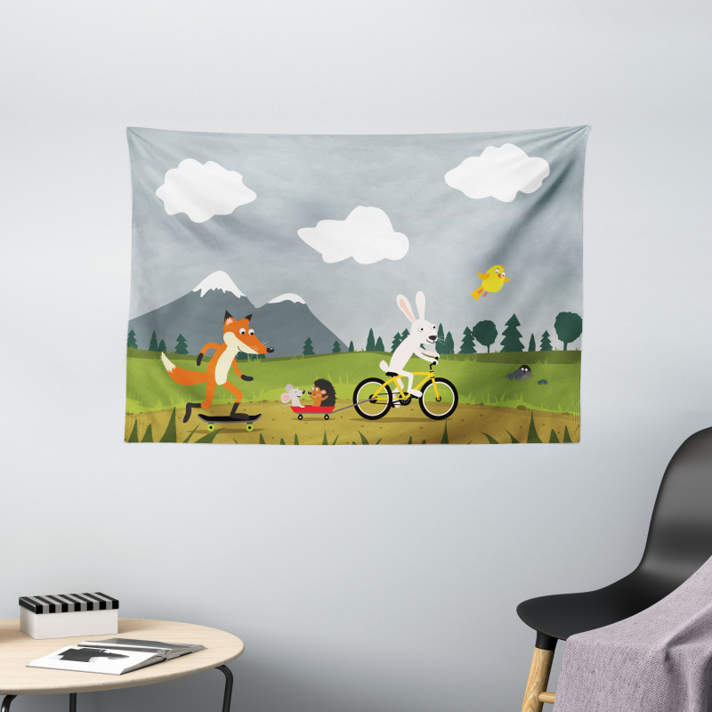 Having Fun in Nature Wide Tapestry