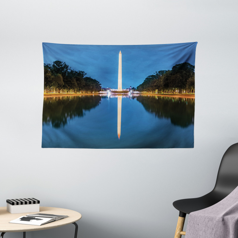 Washington Monument Photo Wide Tapestry