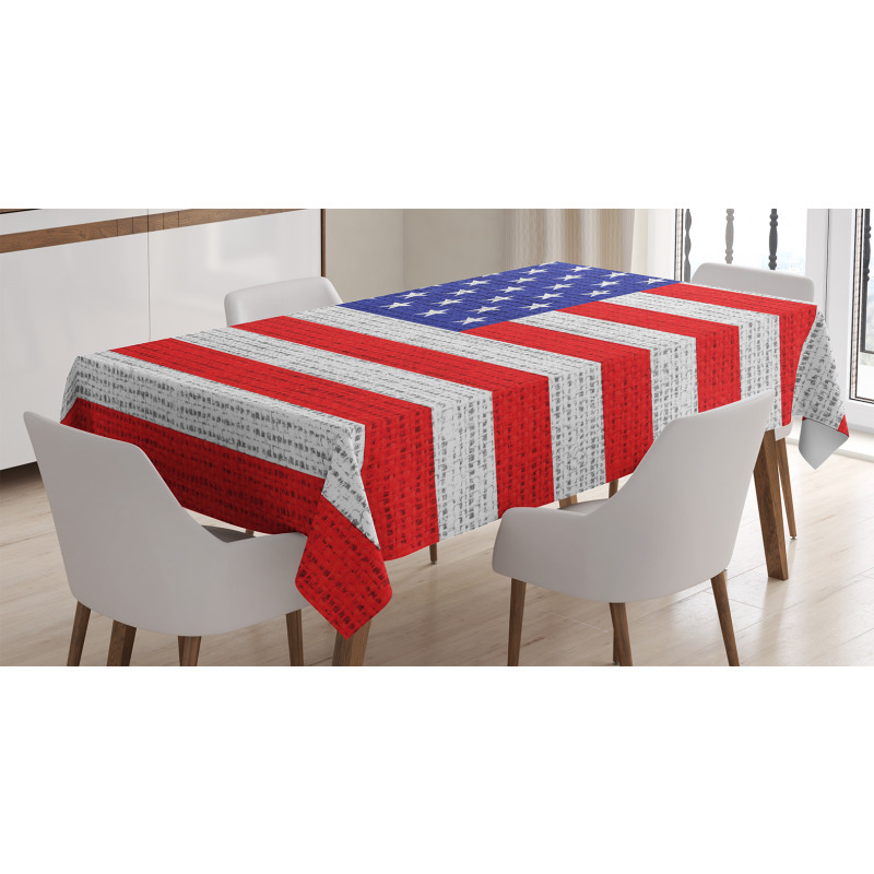 American Freedom Theme Tablecloth