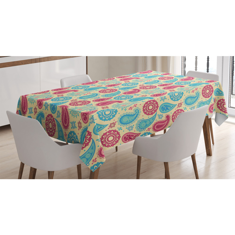 Flowers Design Tablecloth