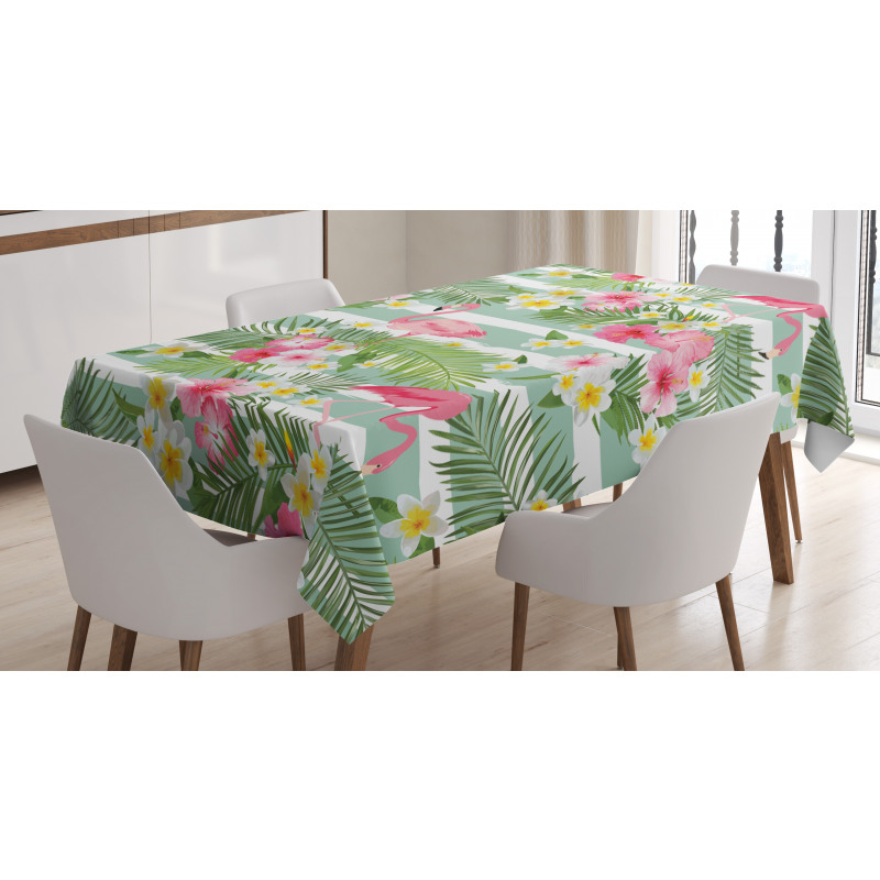 Exotic Hawaiian Leaf Tablecloth