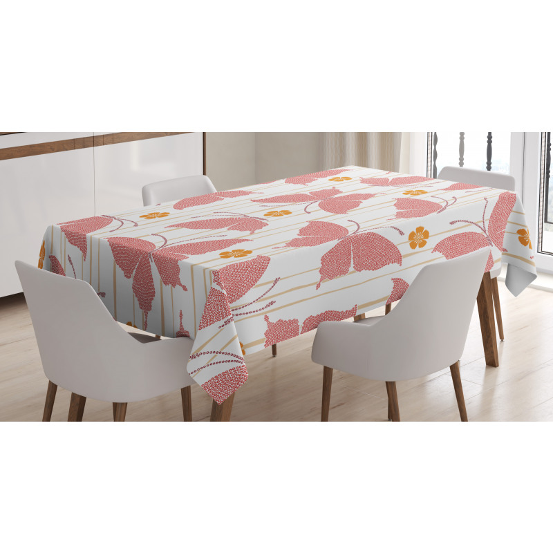 Flower Dots Tablecloth