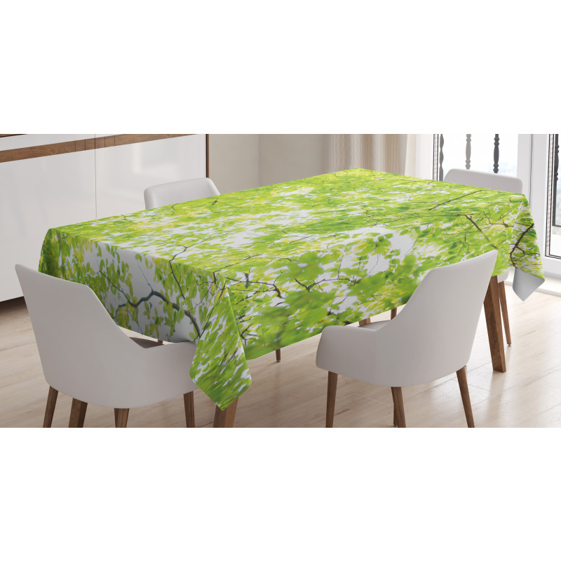 Nature Summertime Green Tablecloth