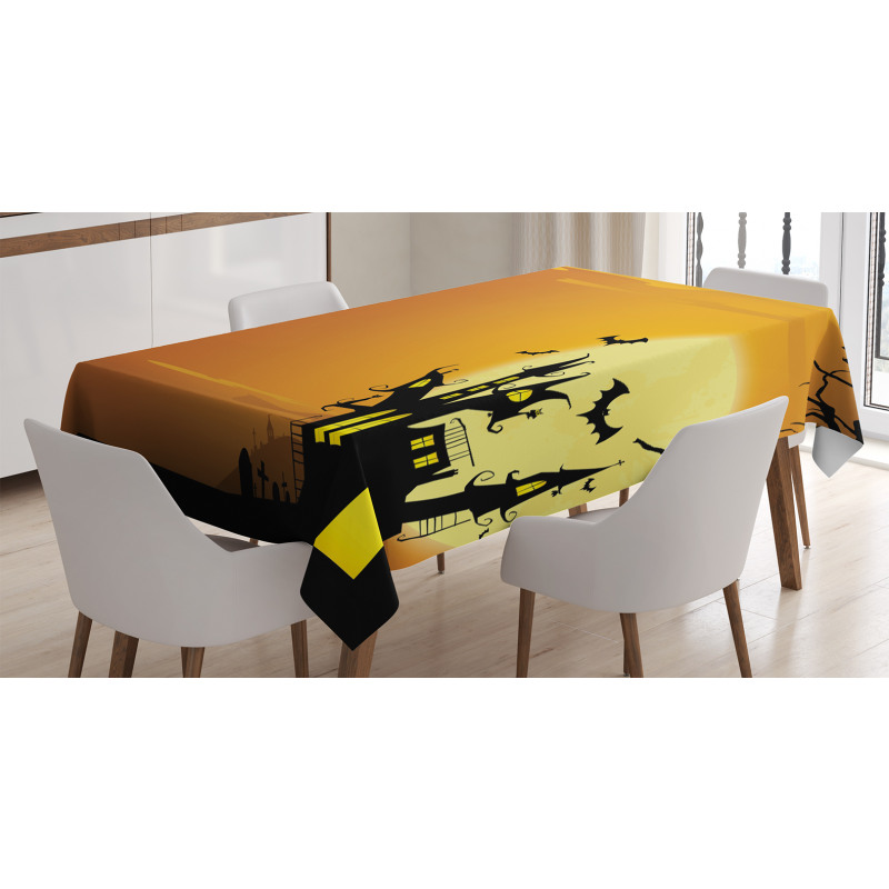 Haunted House Tablecloth