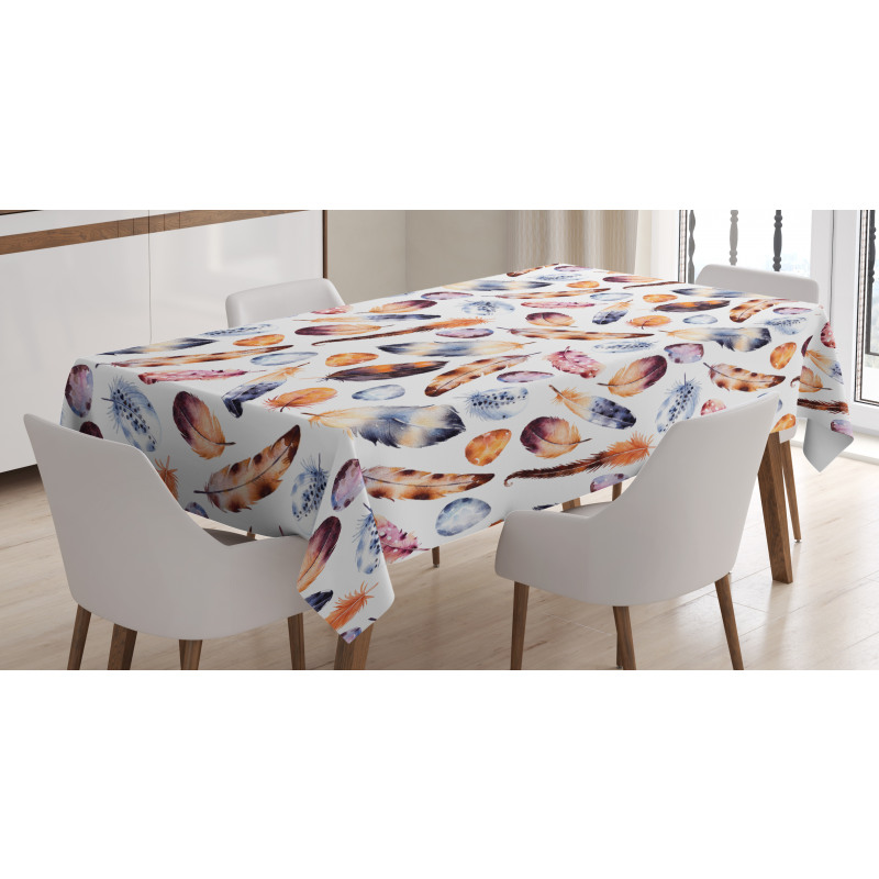 Peacock Feathers Design Tablecloth
