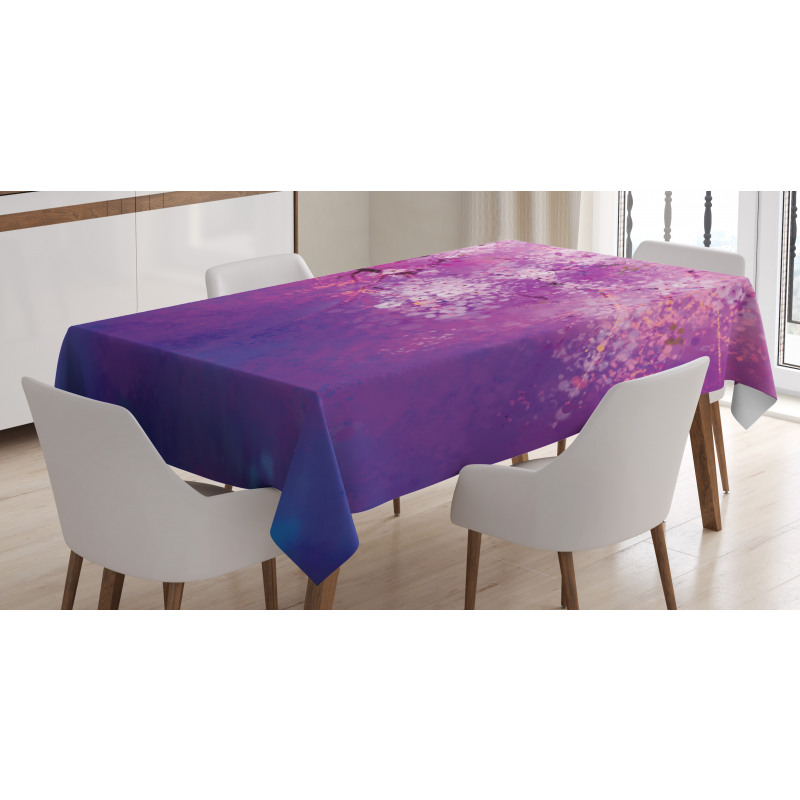 Hazy Romantic Paint Tablecloth