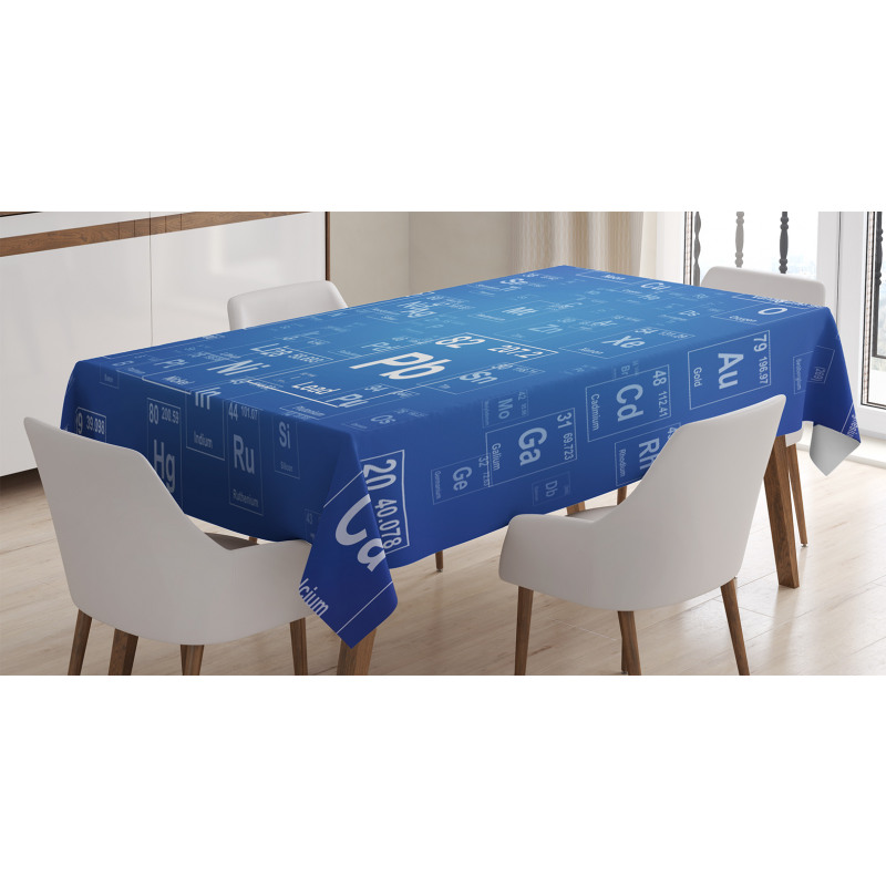 Tv Show Theme Chemistry Tablecloth