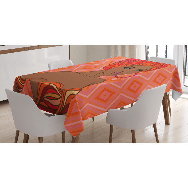 Zulu Girls Tablecloth