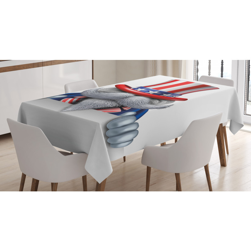 Uncle Sam Hat Tablecloth