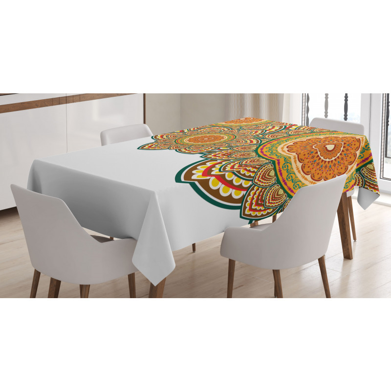 Paisley Eastern Oriental Tablecloth