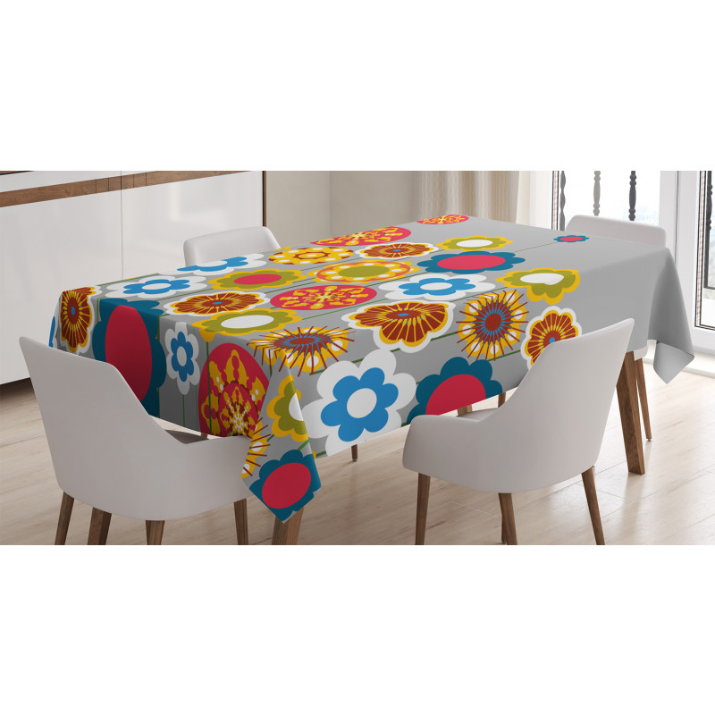 Modern Colorful Summer Tablecloth