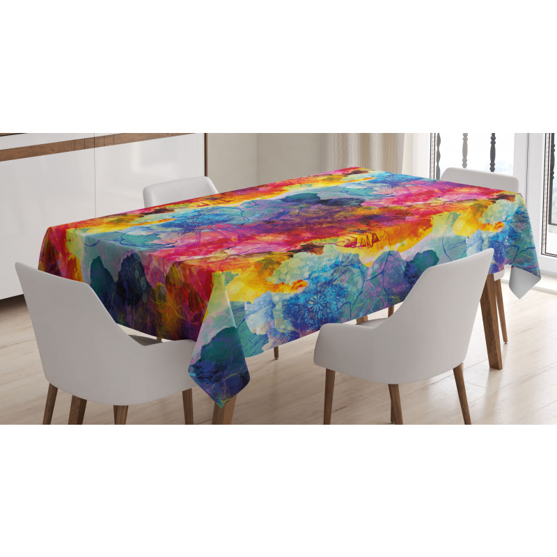 Seamless Abstract Art Tablecloth