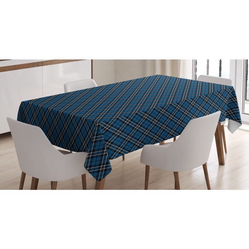 British Tartan Style Tablecloth