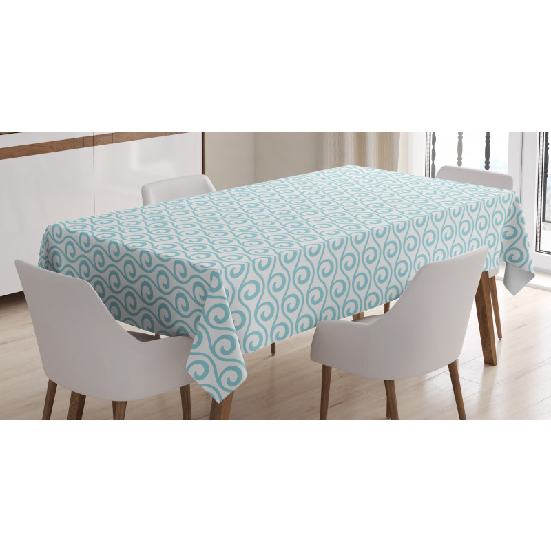 Classic Compact Zigzags Tablecloth