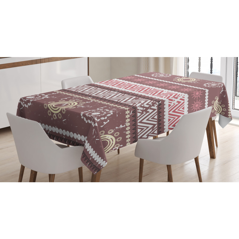 Antique Traditional Boho Tablecloth