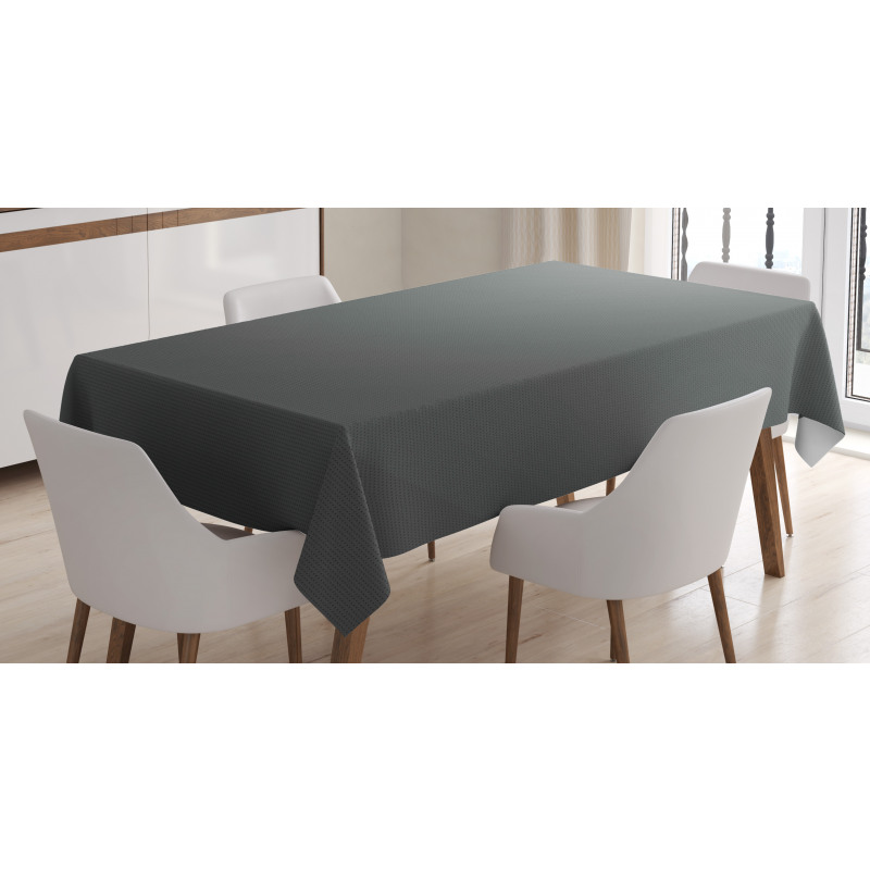 Plain Colored Dark Abstract Tablecloth