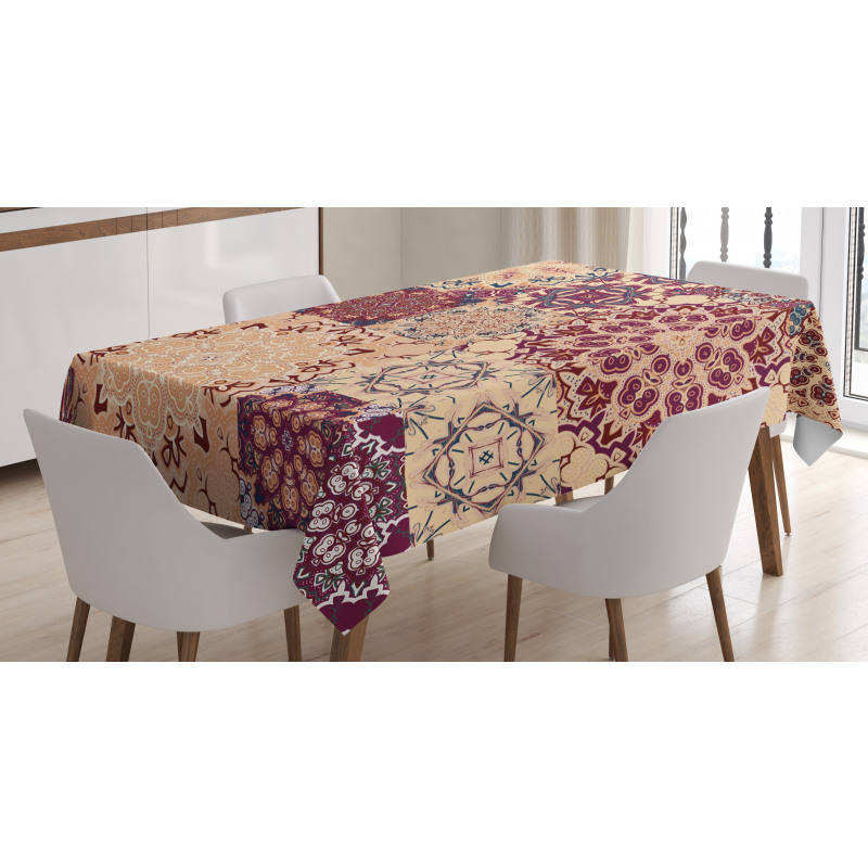 Antique Morroccan Art Tablecloth