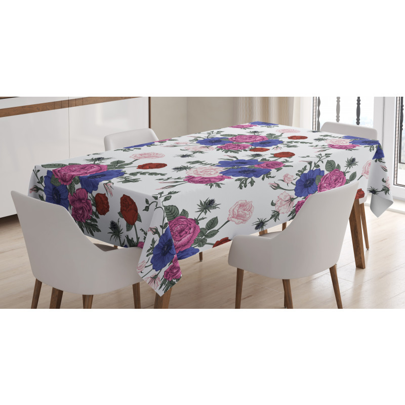 Colorful Corsage Tablecloth