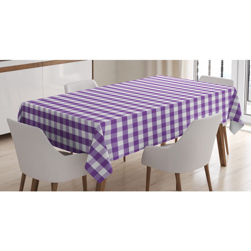 Gingham Vintage Style Tablecloth