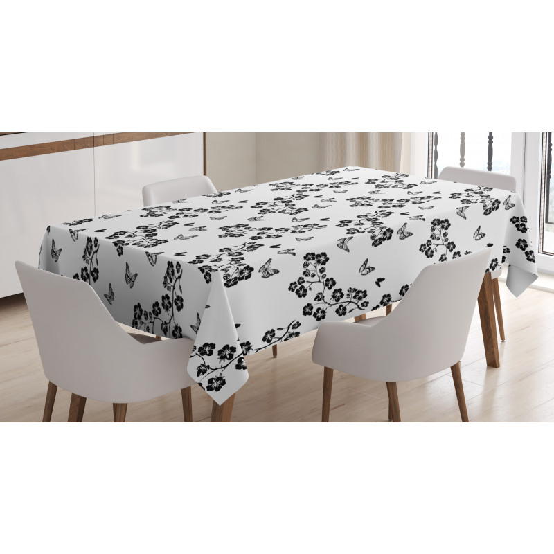 Japanese Monochrome Tablecloth