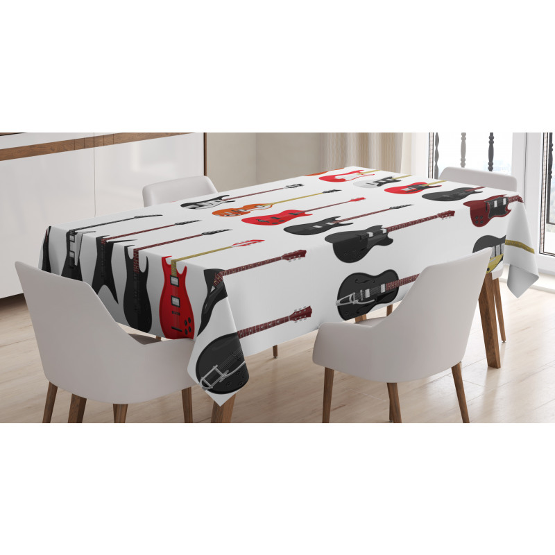 Instruments Acoustic Tablecloth