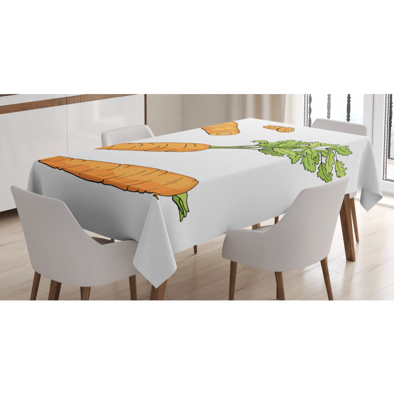 Carrot Pattern Tablecloth