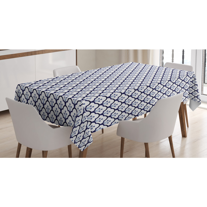 Delftware Scales Design Tablecloth