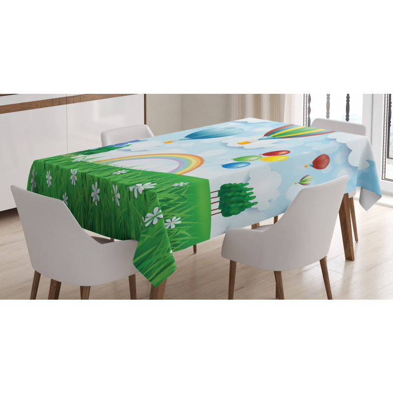 Spring Field Fantasy Tablecloth