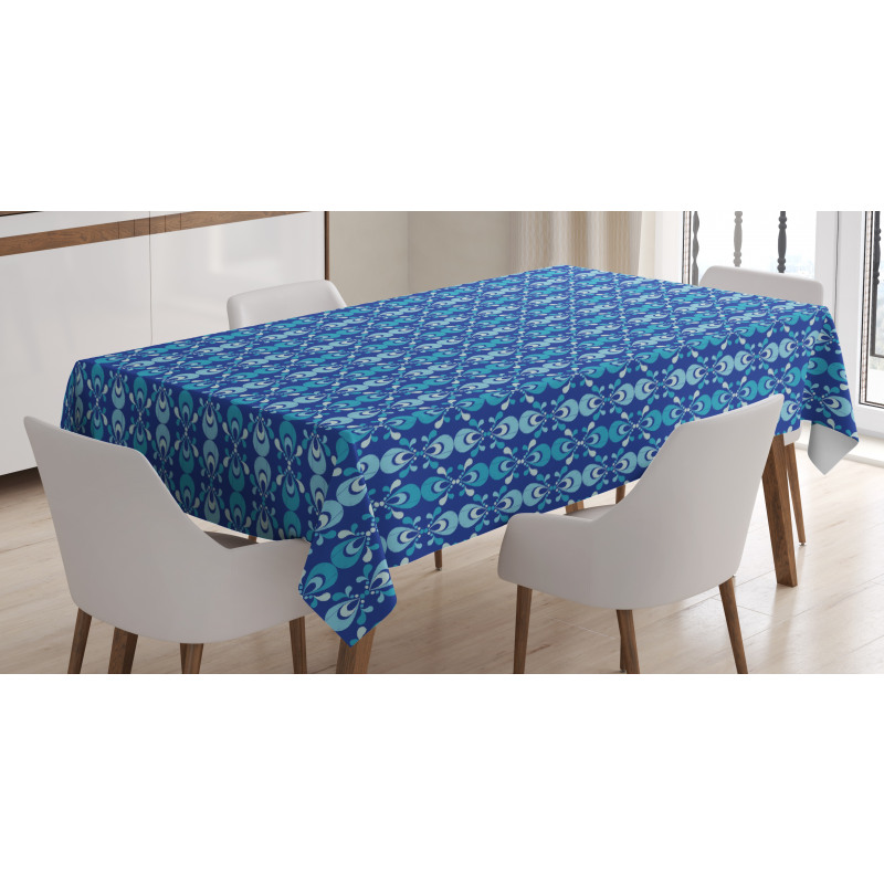 Ikat Inspired Boho Tablecloth