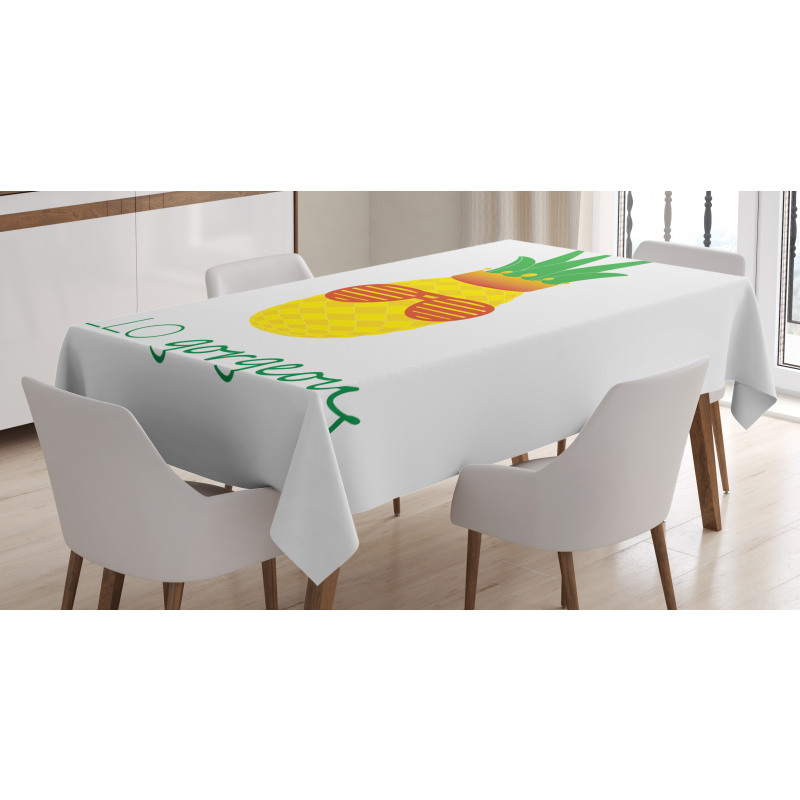Doodle Pineapple Tablecloth