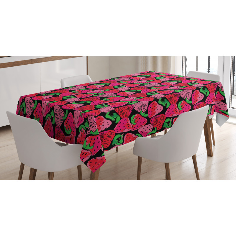 Colorful Sketch Tablecloth