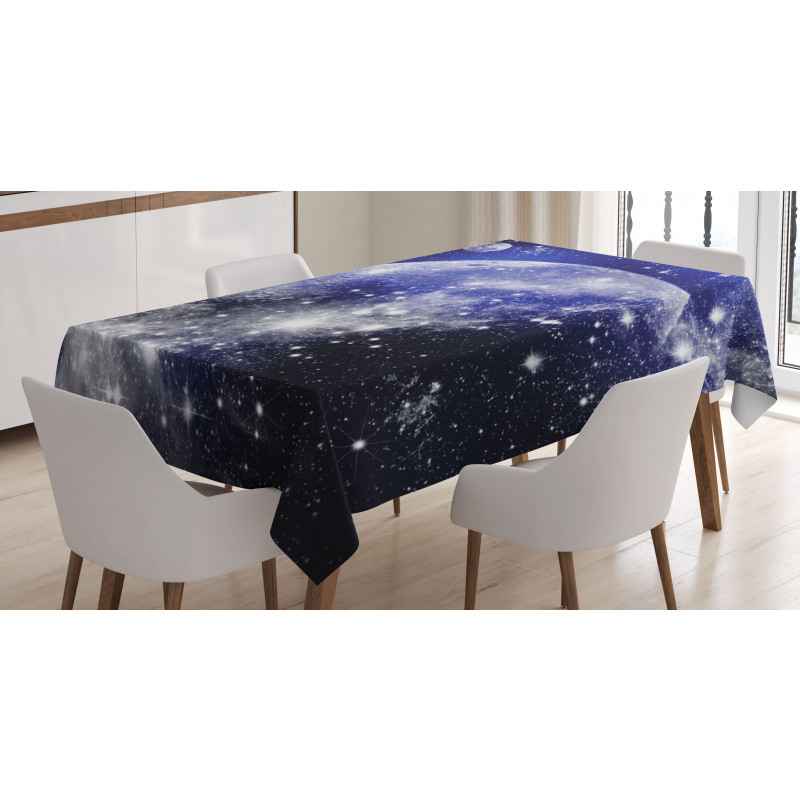 Nebula Galaxy Scenery Tablecloth