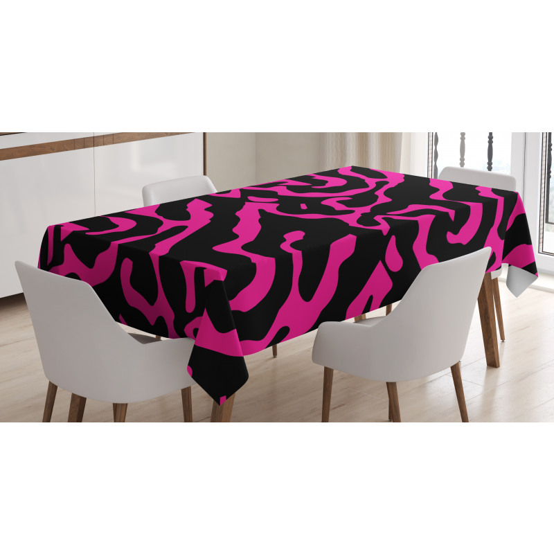 Exotic Safari Stripe Tablecloth