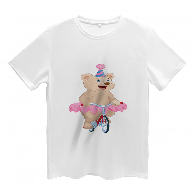 Bear in a Tutu on a Bike Men's T-Shirt