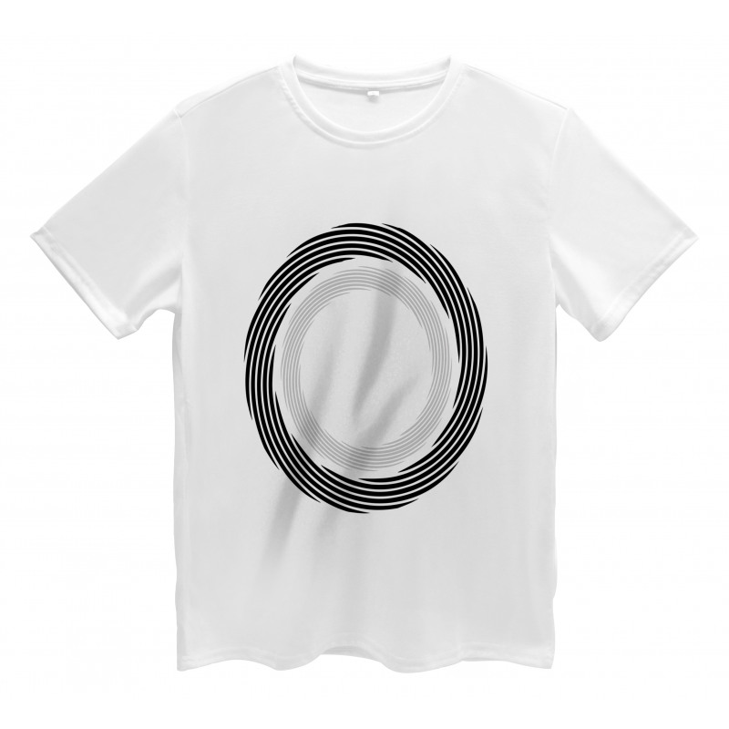 Abstract Art Theme White Men's T-Shirt