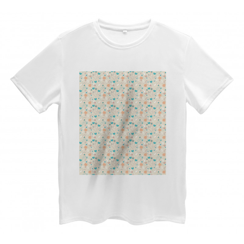 Abstract Art Floral Doodle Men's T-Shirt
