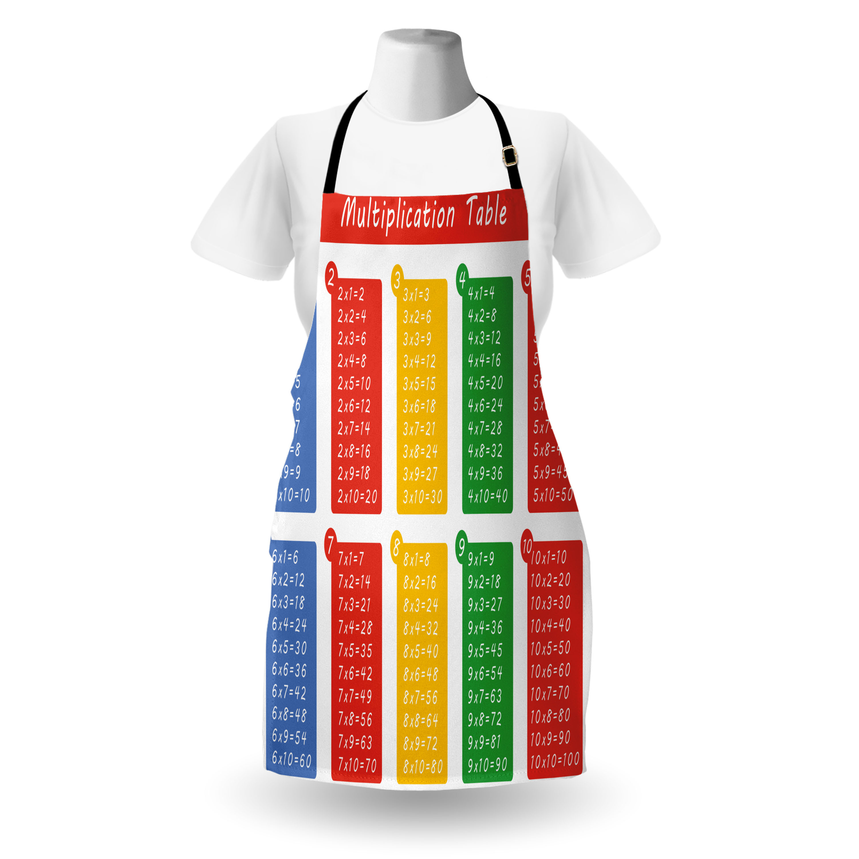 Ambesonne Apron Unisex Bib with Adjustable Strap for Working