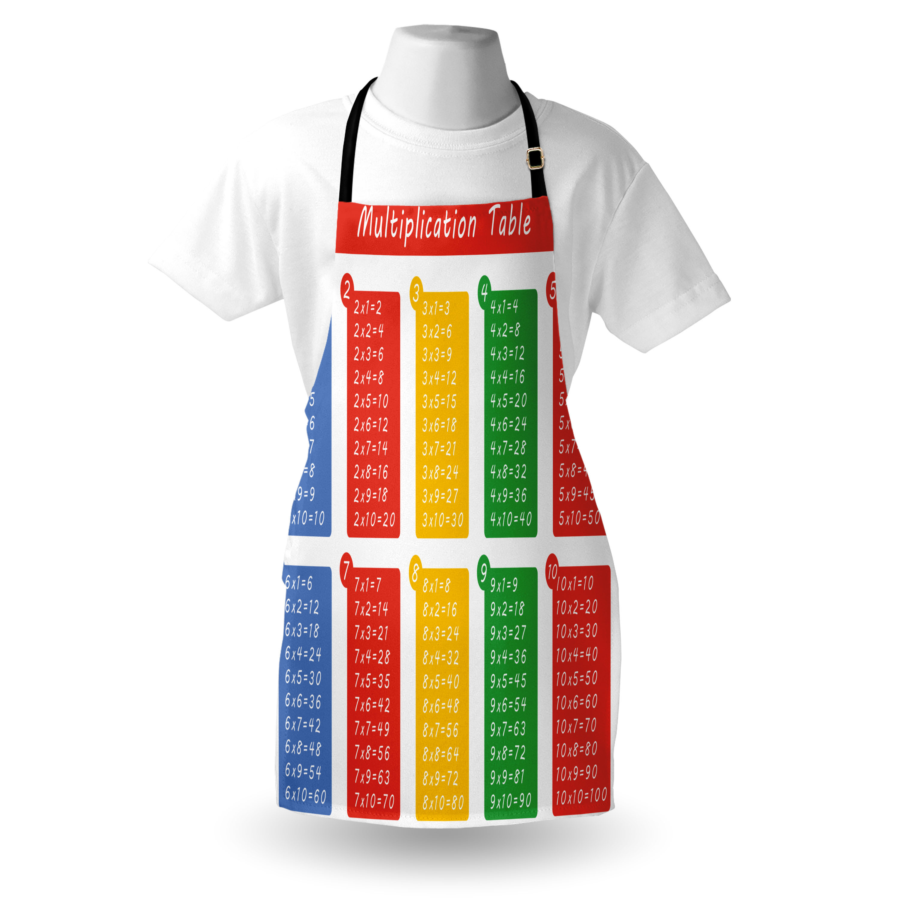 Ambesonne Apron Unisex Bib with Adjustable Strap for Working