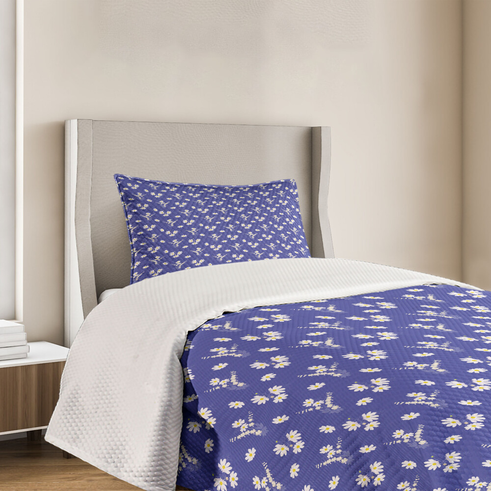 Blumen Tagesdecke Set Simplistic Daisy Blumen - Bild 11 von 12