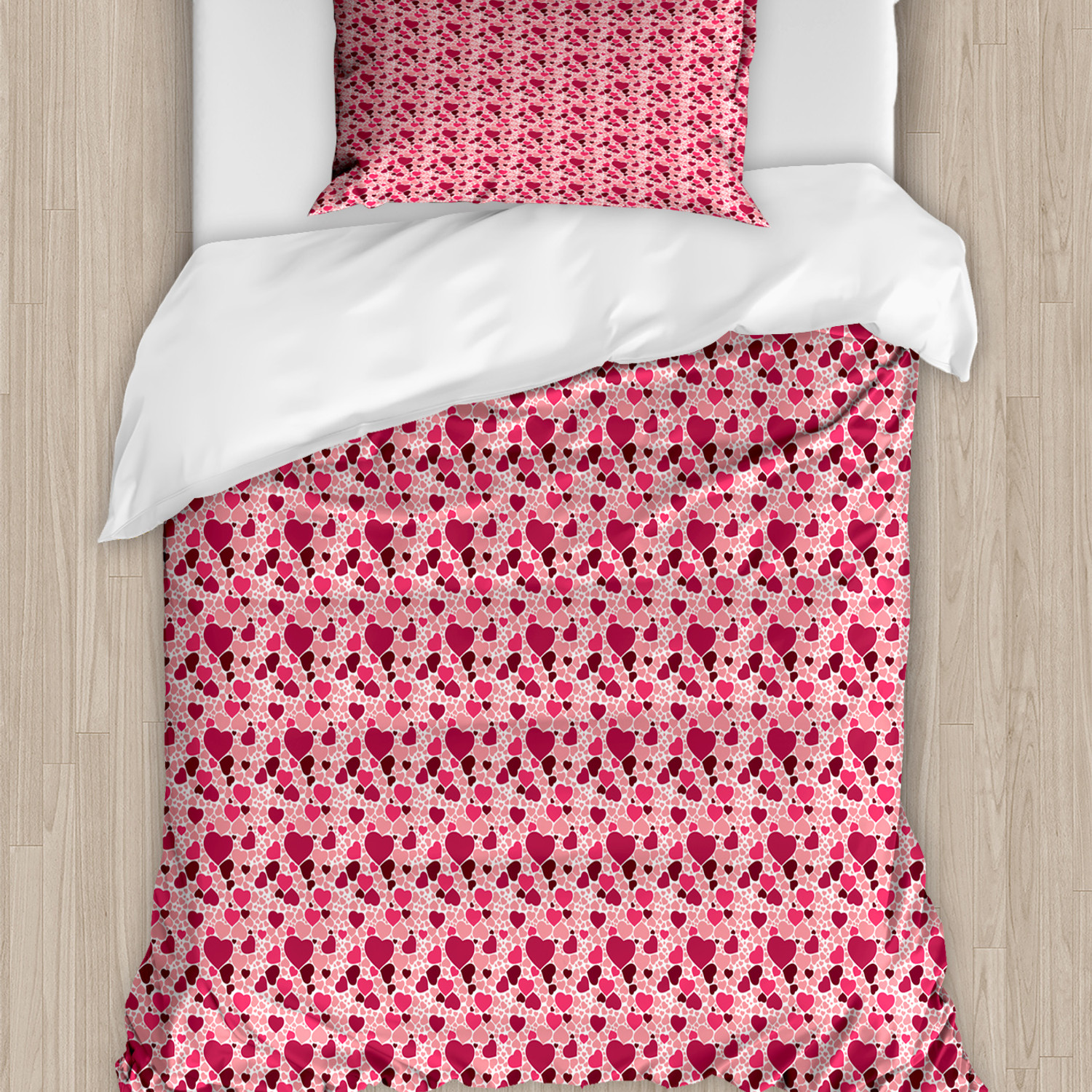 Romantisch Bettwäsche Set Gradient Love Theme Herzen - Bild 2 von 7