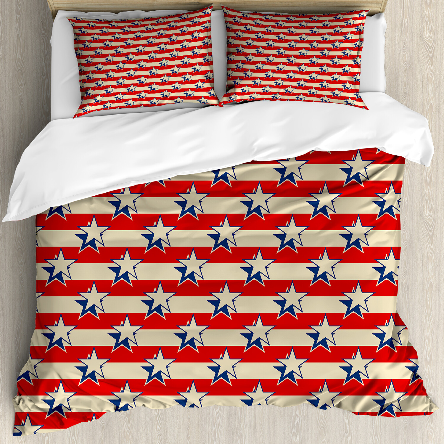 USA Bettwäsche Set Retro Unabhängigkeitsplakat | eBay