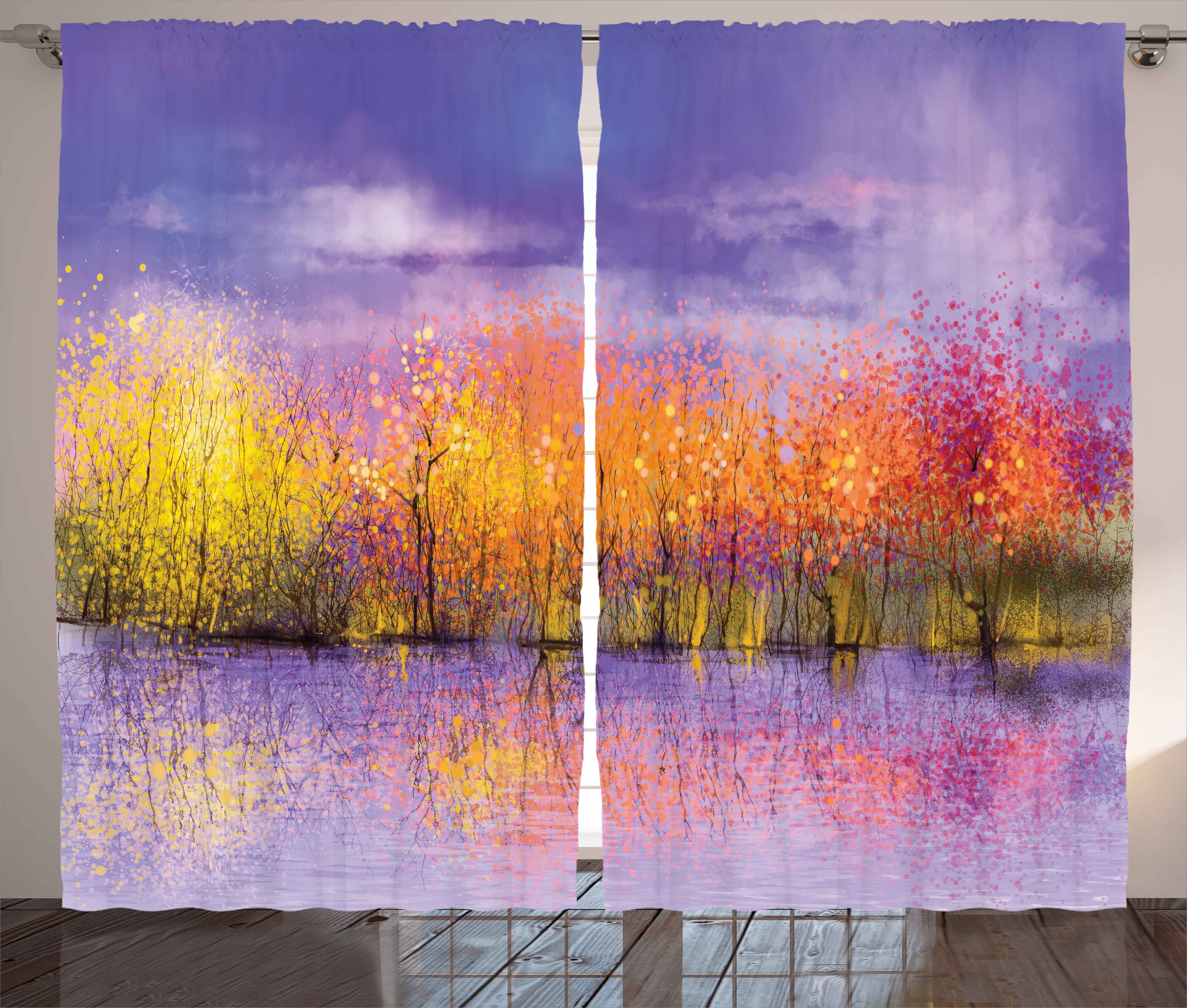 Herbst-Duschvorhang Mit Ahornblättern – Rustikal, Grau Holzoptik, 178x178 Cm, Mit Haken