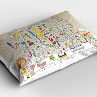 als Schlafkissenbezug