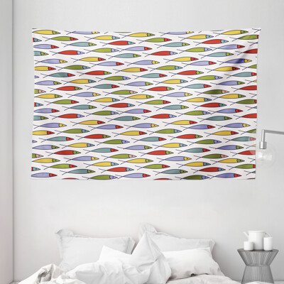 als Wandbehang Stoff (Breit)