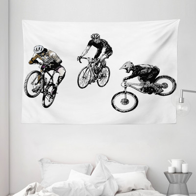 als Wandbehang Stoff (Breit)