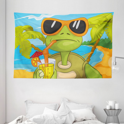 als Wandbehang Stoff (Breit)